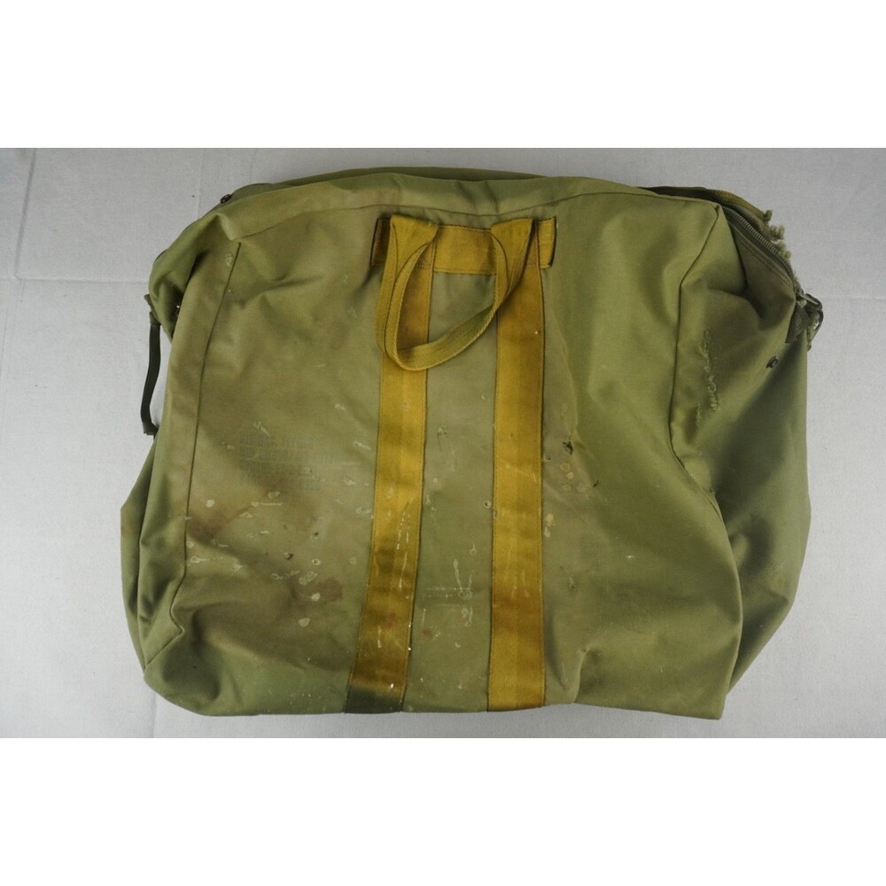 US Military Flyer Kit Bag- Flyers Zipper OD Green TENNIER INDUSTRIES